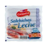 Salchichas cocidas con leche Campofrío de pollo, cerdo y pavo