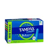 Tampones super Tampax Compak con aplicador