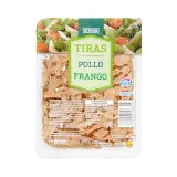 Tiras de pechuga de pollo al natural Hacendado