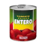 Tomate entero pelado Hacendado