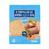Tortillas de avena 51% Hacendado