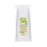 Vasos grandes de plástico Bosque Verde reutilizables