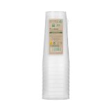 Vasos medianos de plástico Bosque Verde reutilizables